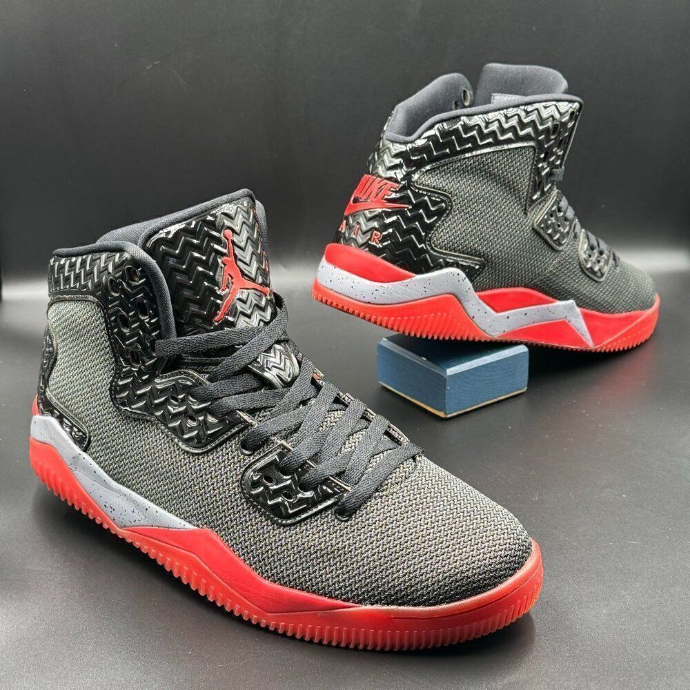 Jordan Air Spike Forty PE 'Black Fire Red' - Rare